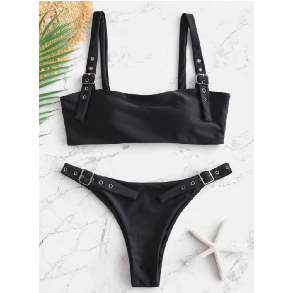Brand new black bikini bathing suit